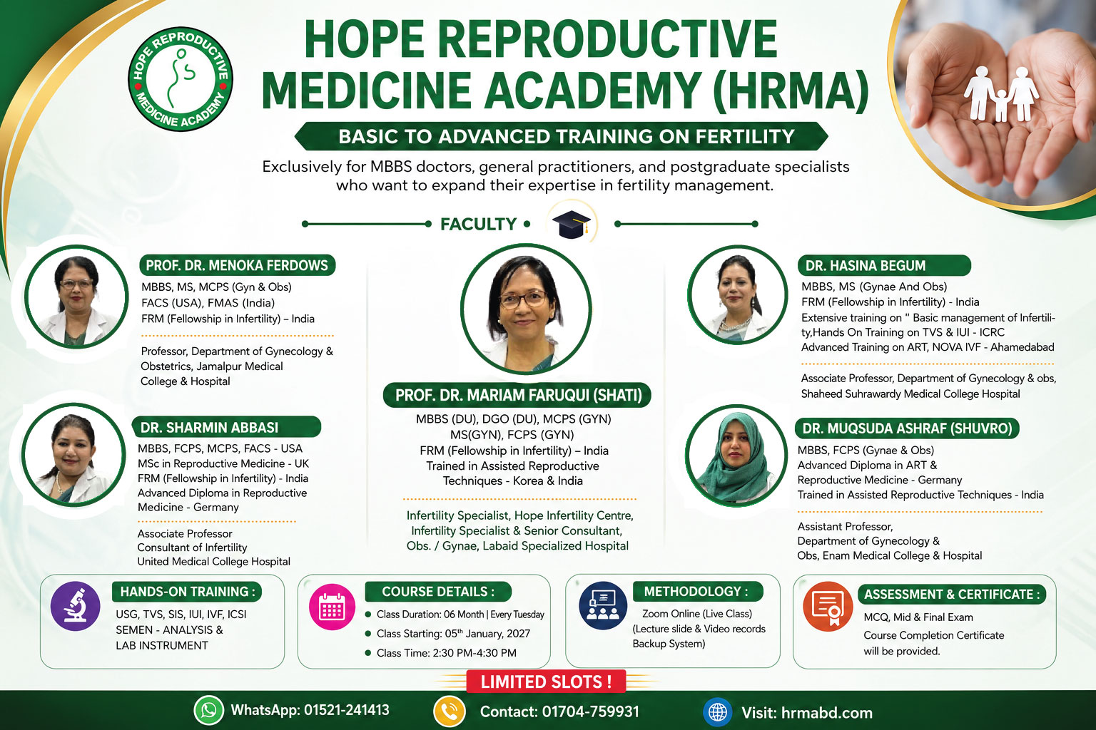 Basic to Advanced Training on Fertility
